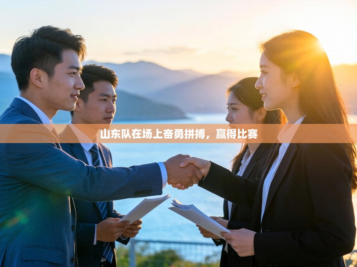 山东队在场上奋勇拼搏，赢得比赛  第2张